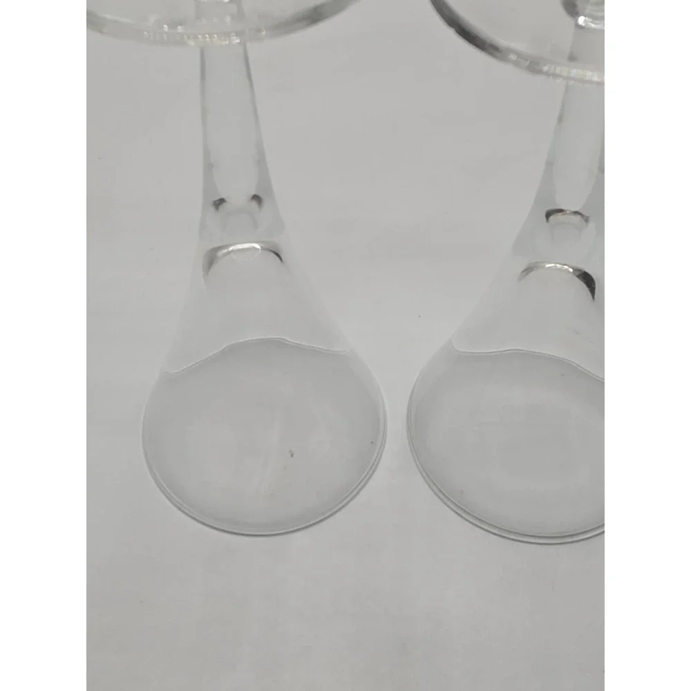 Minature Glass Vintage Set of 2 4.5